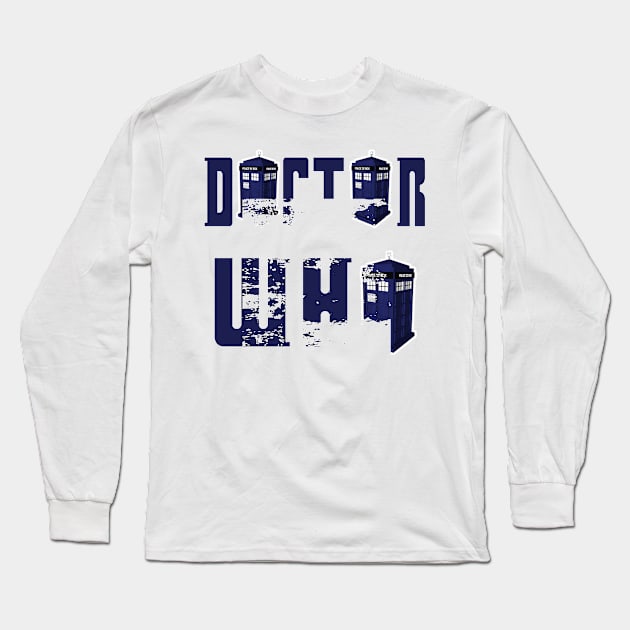 doctor who design Long Sleeve T-Shirt by DESIGNBOOK